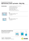 11040012 Superabsorb Clean-Up Packet FactSheet