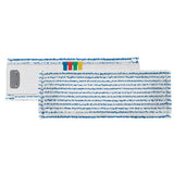 TTS - Uni System Soft Striat Flat Mop, White/Blue Stripes