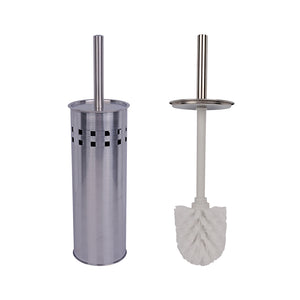 Toilet Brush and Holder - Stainless Steel Set