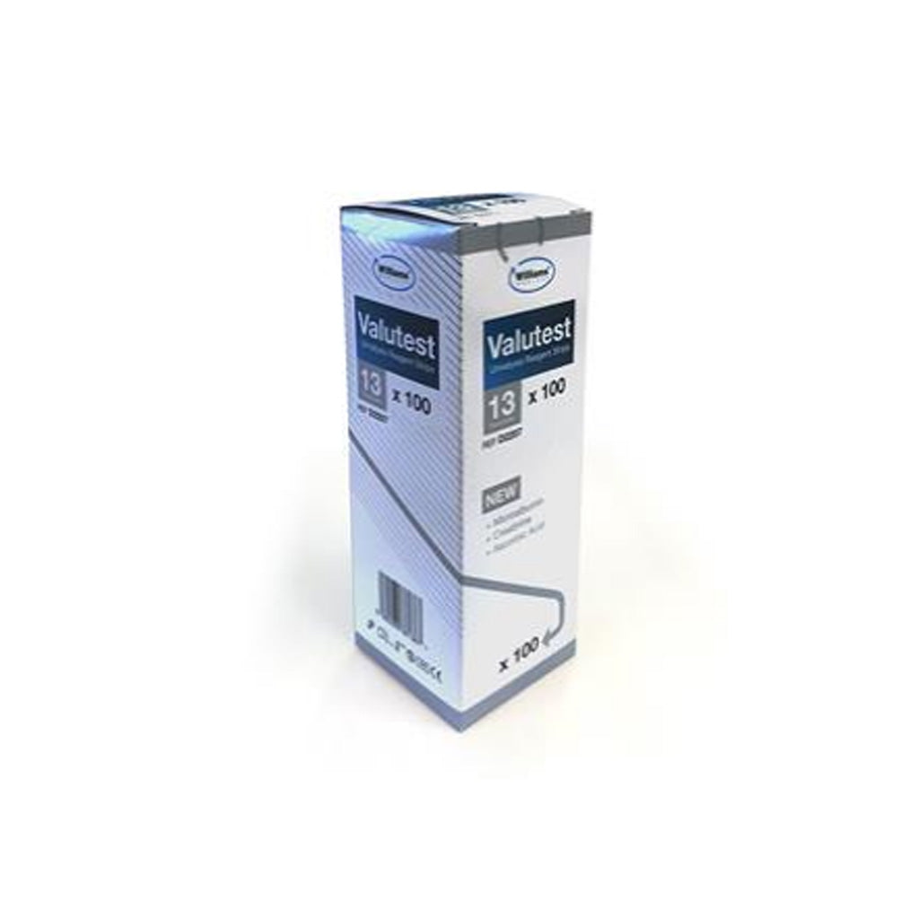 Dirui H10 Reagent Urinalysis Strips, 10 Parameter, Tube 100
