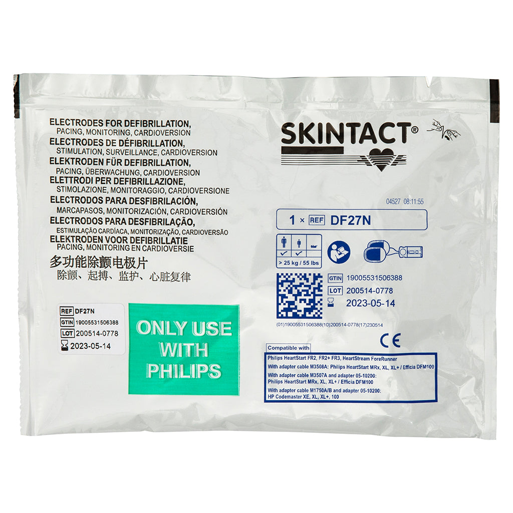 Phillips Heartstart FR2/FR2+/FR3/MRx/XL/XL+ Infant/Paediatric Defib Pads - Genuine - One Pair