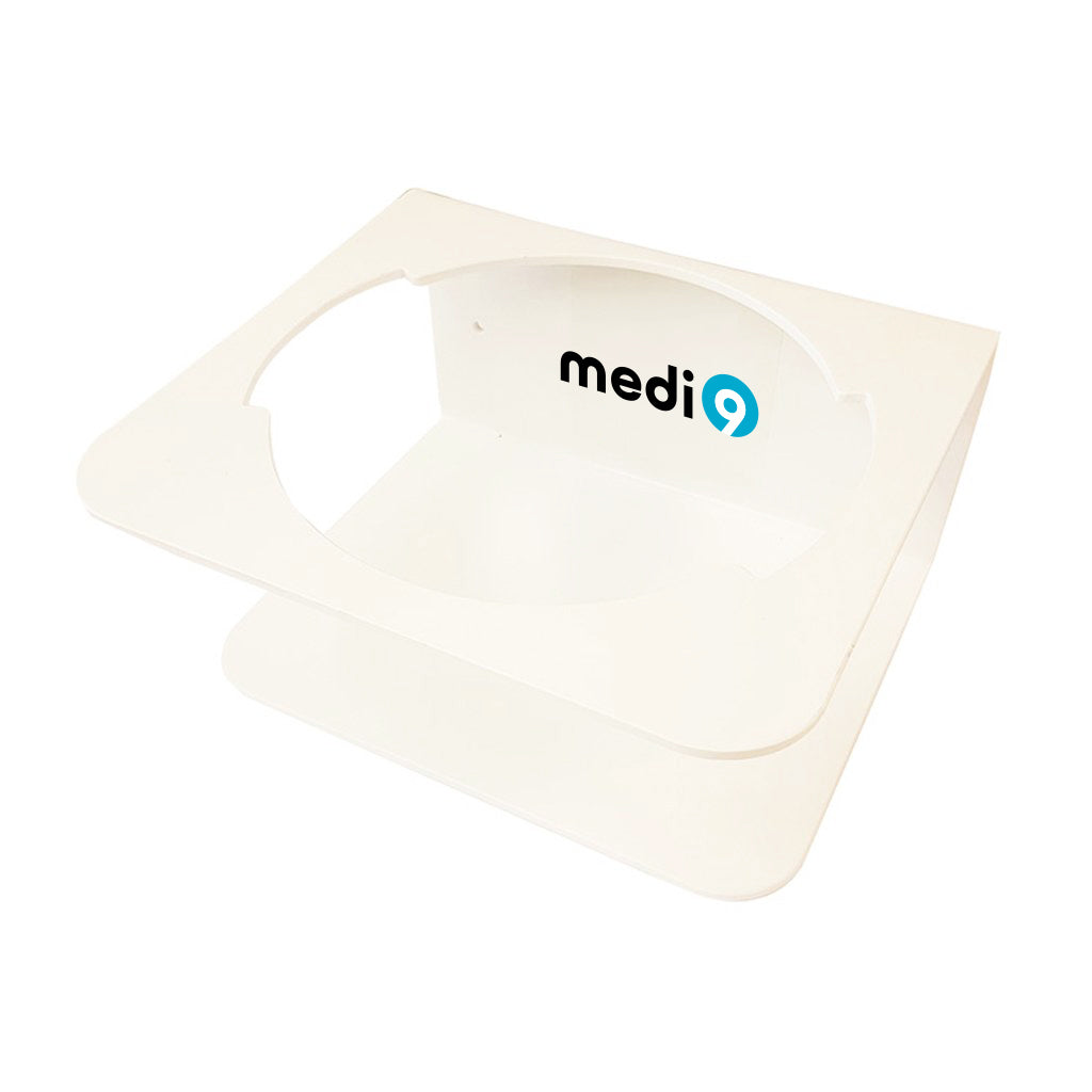 Bucket Wipe Tub Holder - Heavy Duty White PVC Material