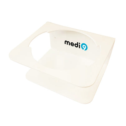 Bucket Wipe Tub Holder - Heavy Duty White PVC Material