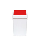 TTS - Max bin with Red swing lid 25L
