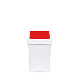 TTS - Max bin with Red swing lid 12L