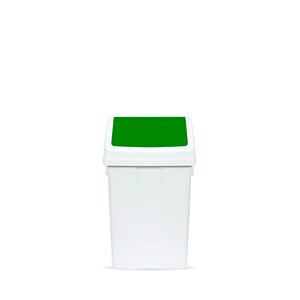 TTS - Max bin with Green swing lid 12L