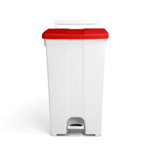 TTS - Derby bin Red with pedal operated lid 90L [XXL]