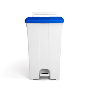 TTS - Derby bin Blue with pedal operated lid 90L [XXL]