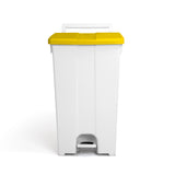TTS - Derby bin Yellow with pedal operated lid 90L [XXL]