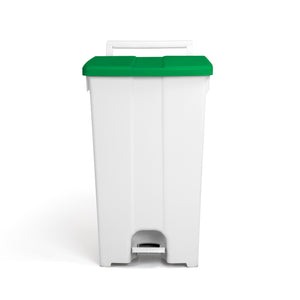 TTS - Derby bin Green with pedal operated lid 90L [XXL]