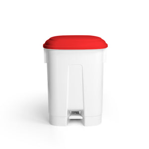 TTS - Derby bin Red with pedal operated lid 60L [XL]