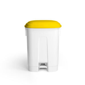 TTS - Derby bin Yellow with pedal operated lid 60L [XL]