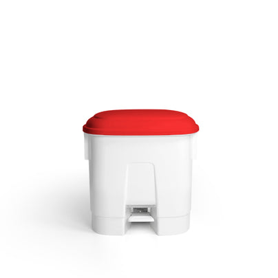 TTS - Derby bin Red with pedal operated lid 30L [L]
