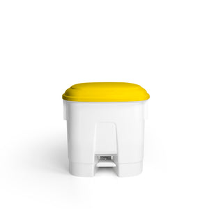 TTS - Derby bin Yellow with pedal operated lid 30L [L]