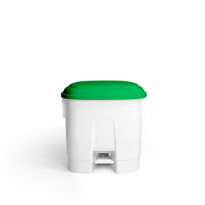TTS - Derby bin Green with pedal operated lid 30L [L]