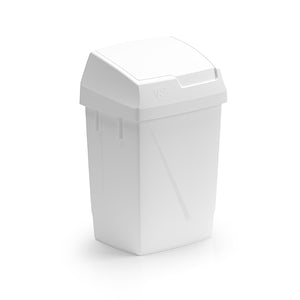 TTS - Lindy bin with White swing lid 25L