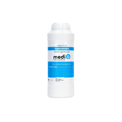 Medi9 Superabsorb Granules / Clean-up Powder [360g] Shaker Tub
