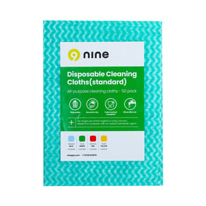 Disposable Cleaning Cloth - Green - 42 x 35cm - Pack of 50