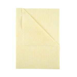 Non Microfibre Disposable Cleaning Cloth - Yellow - Pack of 25