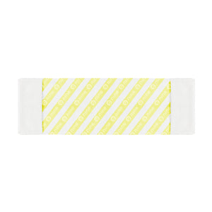 Nine Group Disposable Microfibre Flat Pocket Mop - Pack of 25 - Yellow