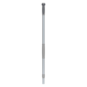 TTS Telescopic Handle, Grey Grip and Grey Cap, extends from 102cm to 184cm