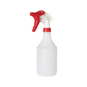Spray Head and Bottle Set - 750ml - Heavy Duty - Red [Empty]