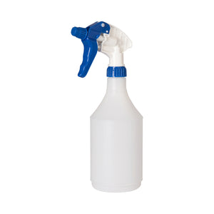Spray Head and Bottle Set - 750ml - Heavy Duty - Blue [Empty]