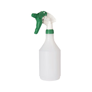 Spray Head and Bottle Set - 750ml - Heavy Duty - Green [Empty]