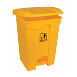 Polypropylene Pedal Bin - 50L - MRI Safe - Clinical Waste - Yellow