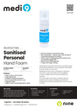 18104010 Alcohol Free Hand Sanitiser Foam