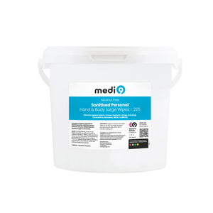 Medi9 Sanitised Personal Hand & Body Wipes [225]