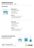 ME904015 FactSheet - Hand & Body Wipes 225