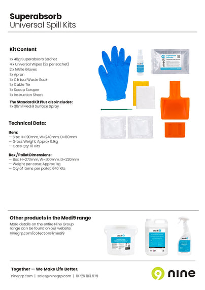 18041206 Superabsorb Uni Spill Kit Factsheet