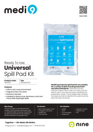18041216 Uni Spill Pad Kit Factsheet