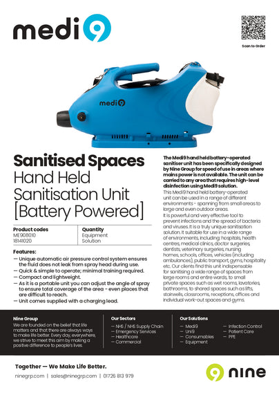 ME908010 - HH Sani Unit Battery Factsheet