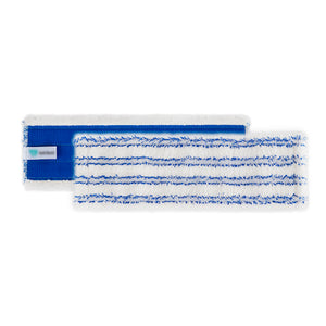 TTS - Velook System Soft Band Flat Mop, White/Blue Stripes