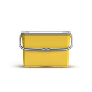 8L Yellow Bucket with Hermitc Lid