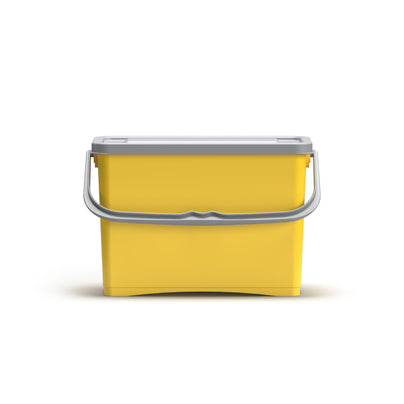 8L Yellow Bucket with Hermitc Lid