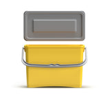 8L Yellow Bucket with Hermitc Lid