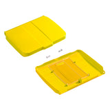 TTS - Yellow 150L Lid for bagholder with checklist holder [MLT]