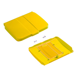 TTS - Yellow 120L Lid for bagholder with checklist holder [MLT]