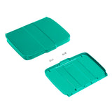 TTS - Green 120L Lid for bagholder with checklist holder [MLT]