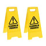 Safety Sign - Cleaning in Progress / Cleaning in Progress