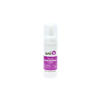 Uni9 Alcohol Hand Sanitiser - Foam - 50ml