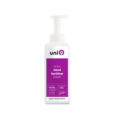 Uni9 Alcohol Hand Sanitiser - Foam - 600ml