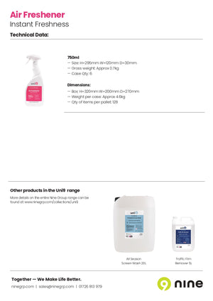 UN921032 Uni9 AirFresh- instant freshness