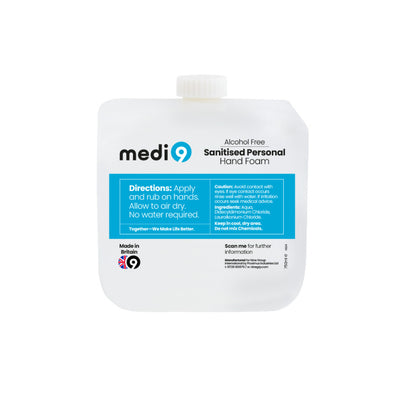 Medi9 Sanitised Personal - Hand Foam Refill - 750ml