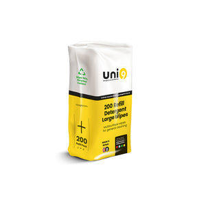 Uni9 Detergent Wipes Refill [200] Wipes