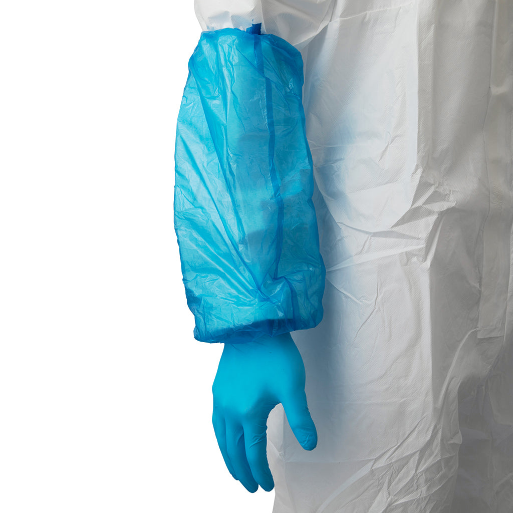 Polyethylene Sleeve Cover, Blue - 1 Pr In Sachet