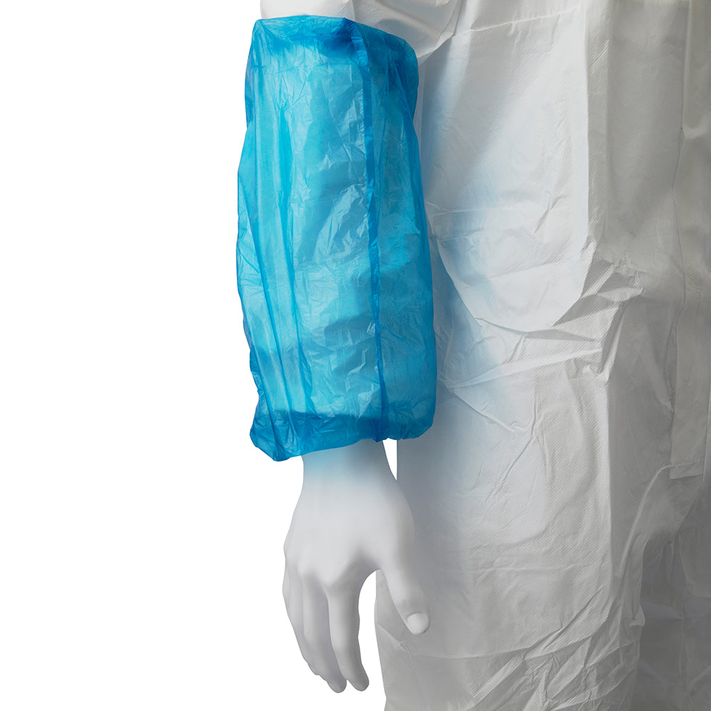 Polyethylene Sleeve Cover, Blue - 1 Pr In Sachet